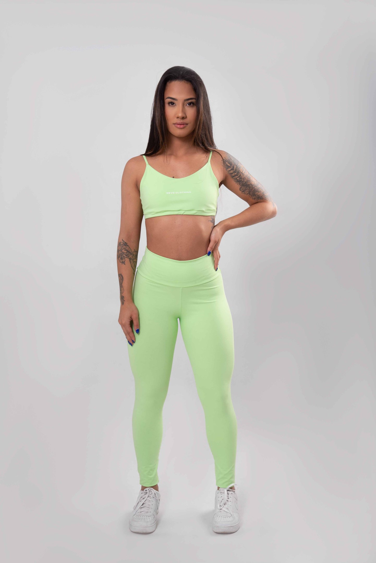 LEGGING PULSE SUN COLORS - GREEN WATER
