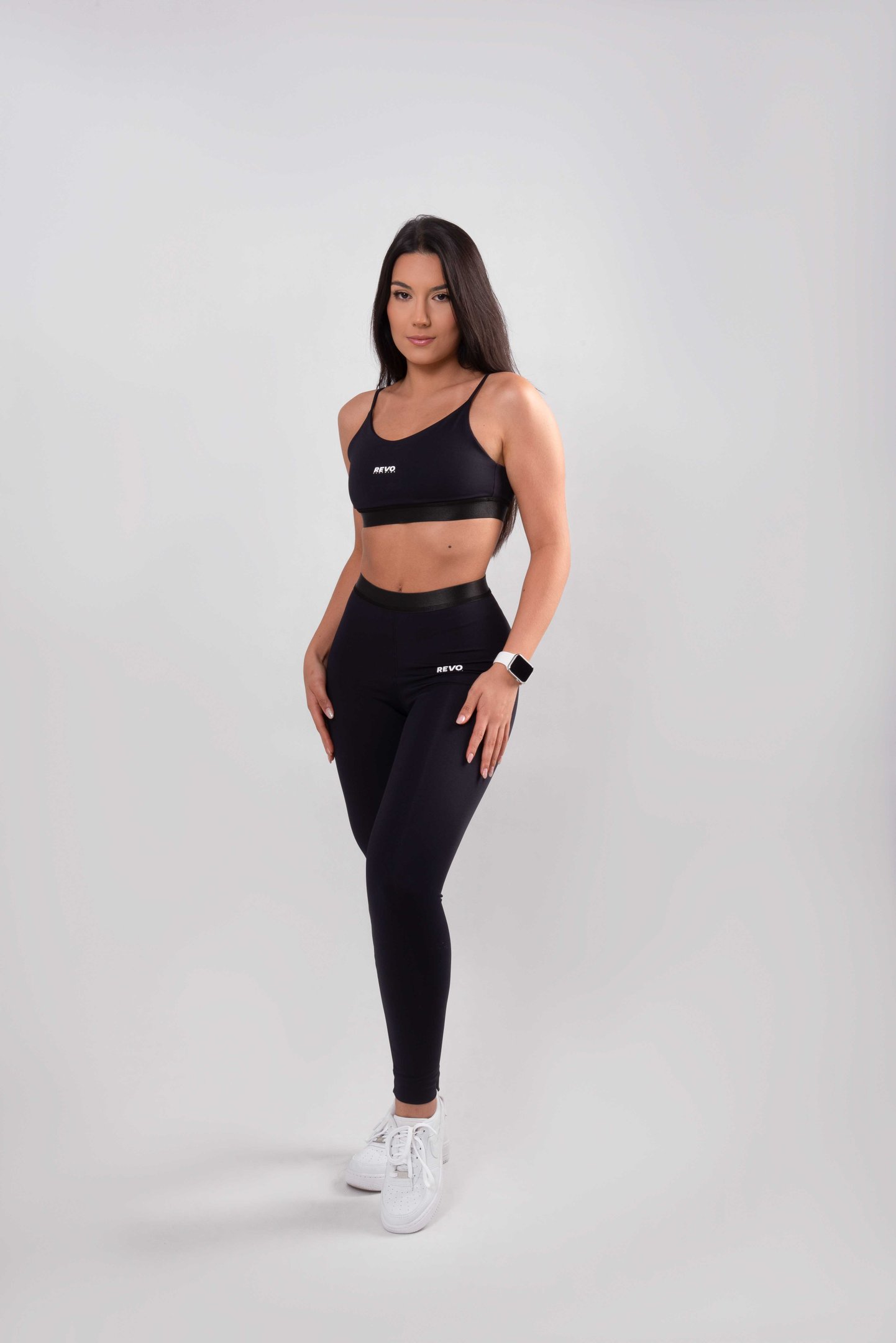 TOP COMPRESS SUN COLORS - PRETO