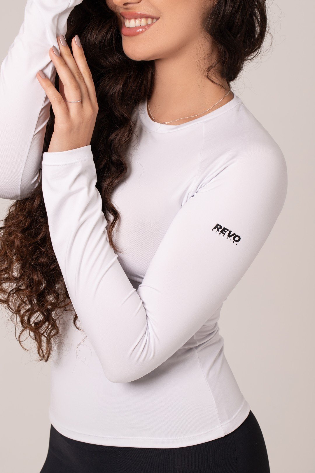 CAMISETA THERMIC ON FEMININA - BRANCO