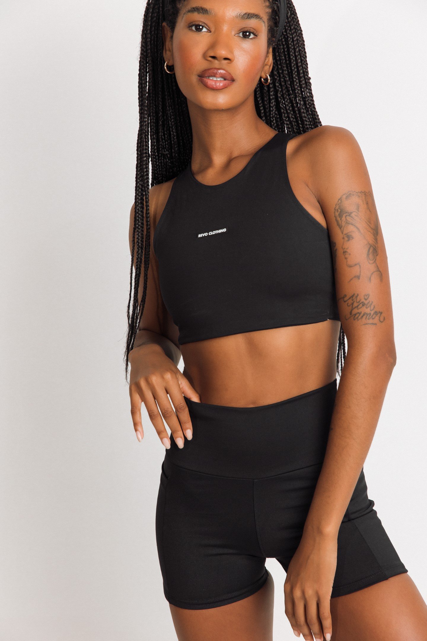 MINI SHORT POCKET - PRETO